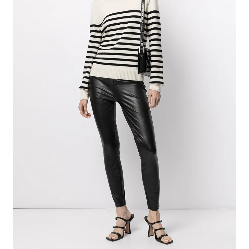Spanx Faux Leather High Rise Skinny Pants